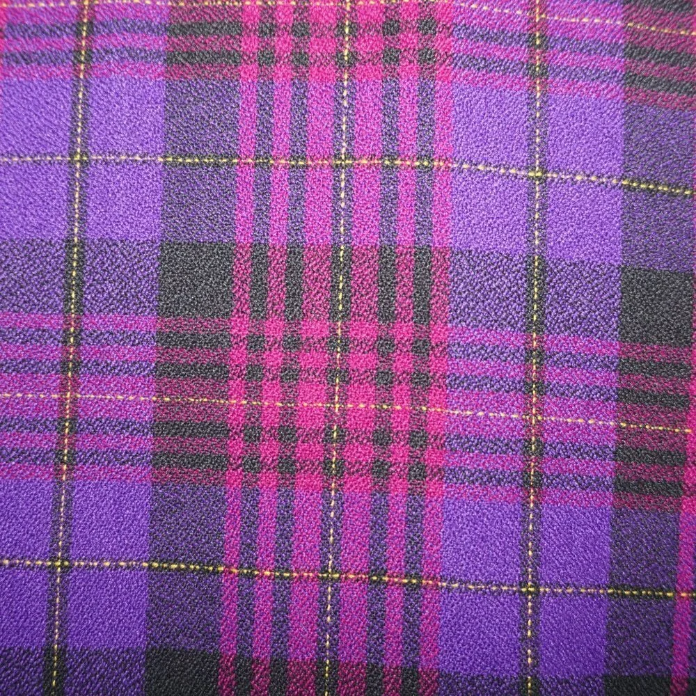 Vintage 70s Oversized Plaid Boyfriend Shacket - Picture 3 of 7